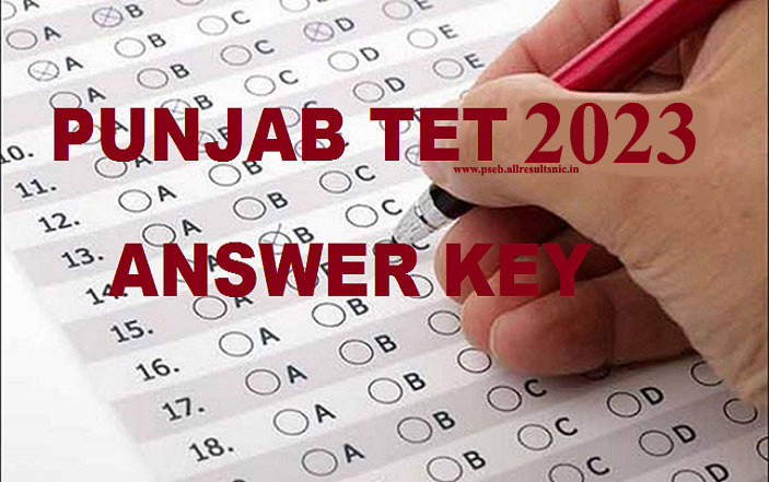 Punjab TET Solution Key 2023