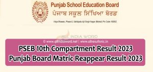 Punjab Matric Reappear Result 2023
